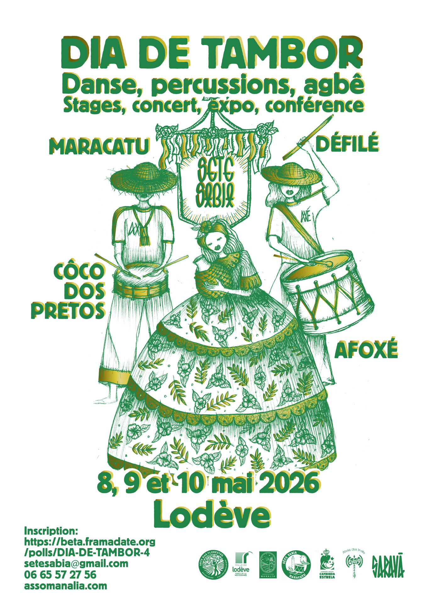 8-9-10 mai 2026 – Dia de Tambor #4 – Lodève